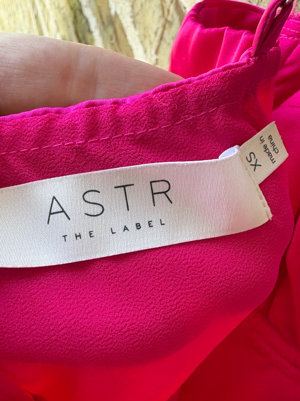 ASTR the Label Bustier Satin Fuchsia Midi Dress Size XS - Picture 5 of 15